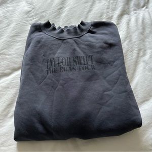 ERAS TOUR BLUE CREWNECK